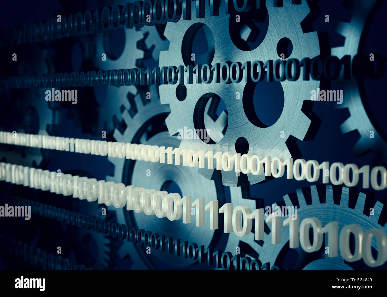Zahlencode, Abbildung Stockfoto