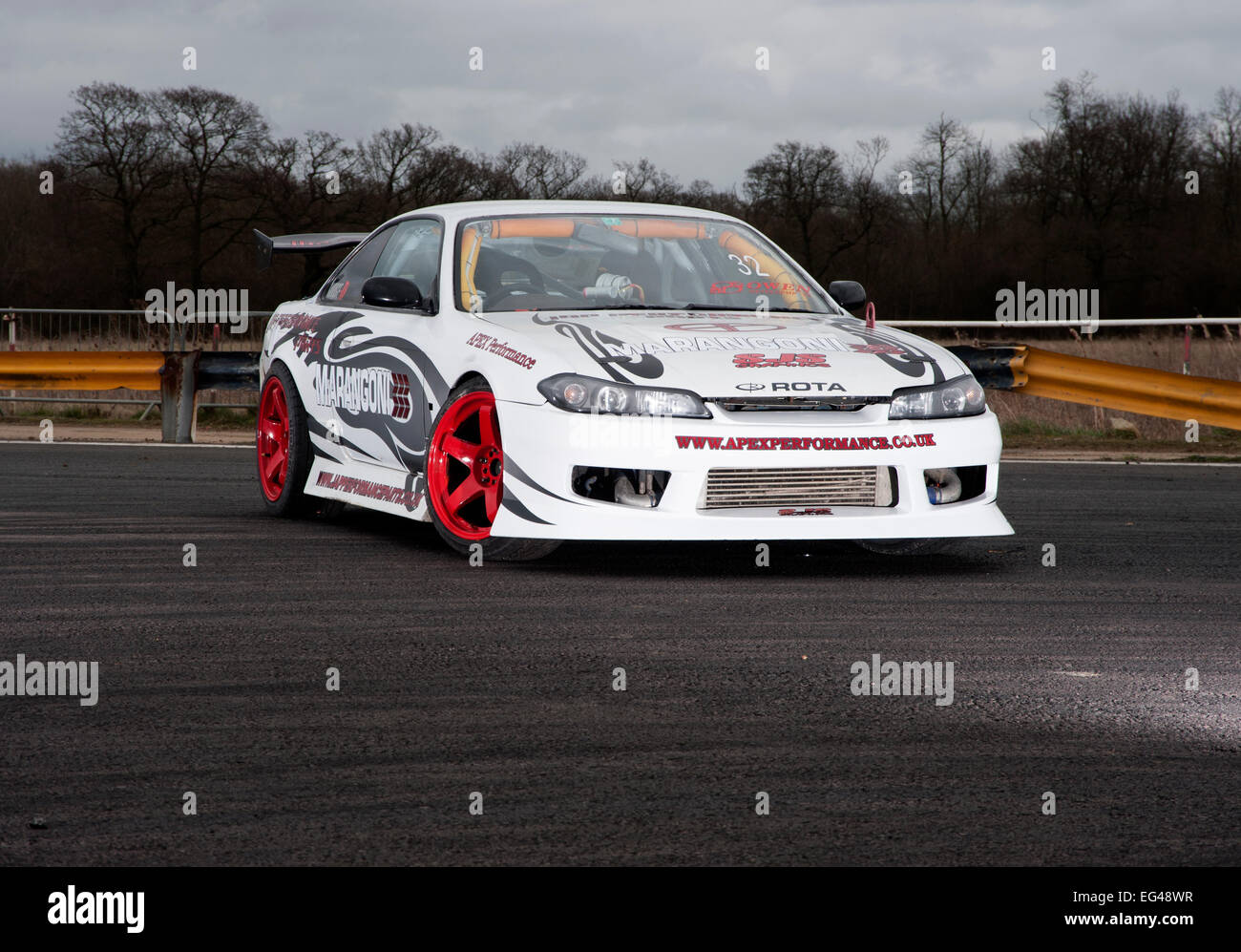 Nissan S14 Drift Auto Stockfoto