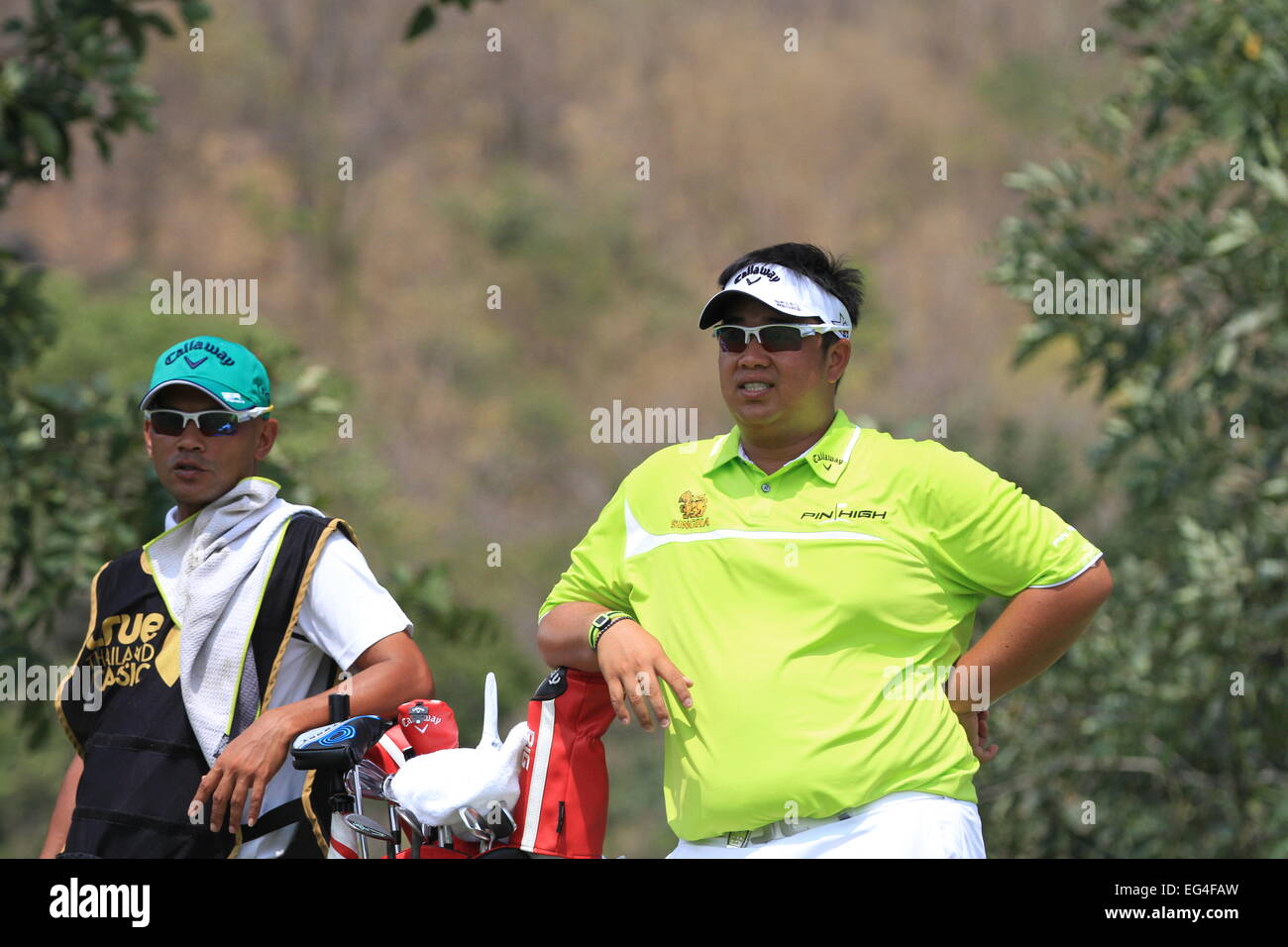 Thailand Golf klassische asiatische und europäische Tour schwarzer Berg Hua Hin Februar 2015 Stockfoto