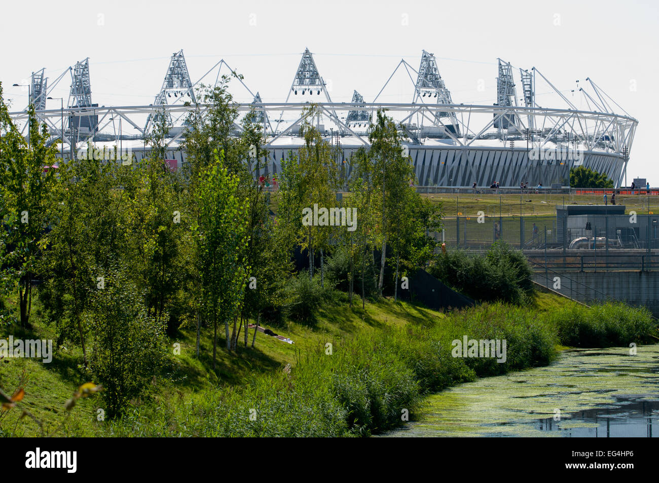 Olympiastadion in 2012 Olympische Spiele Park, London, England Stockfoto