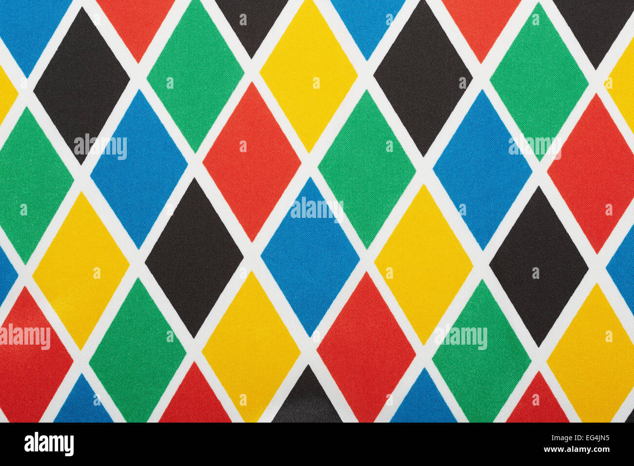 Harlekin bunte Rautenmuster, Textur-Hintergrund Stockfoto