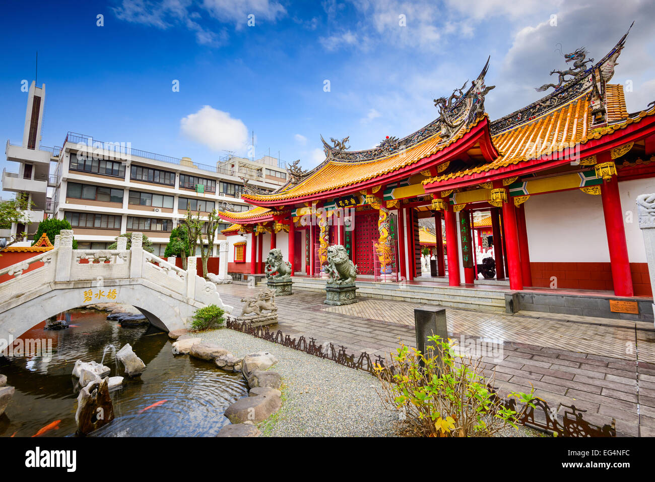 Konfuzius-Schrein in Nagasaki, Japan Stockfoto