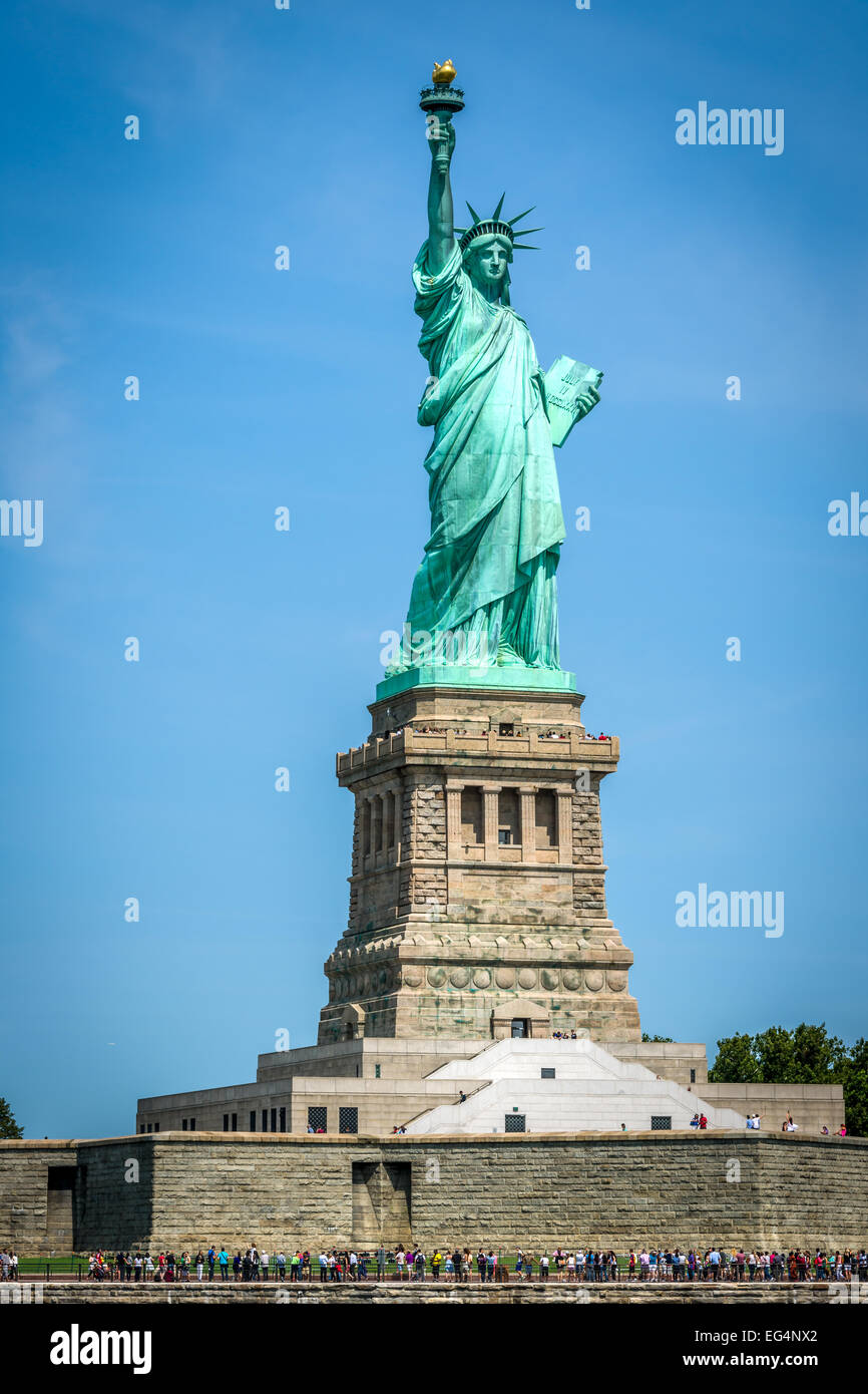Freiheitsstatue, New York Stockfoto