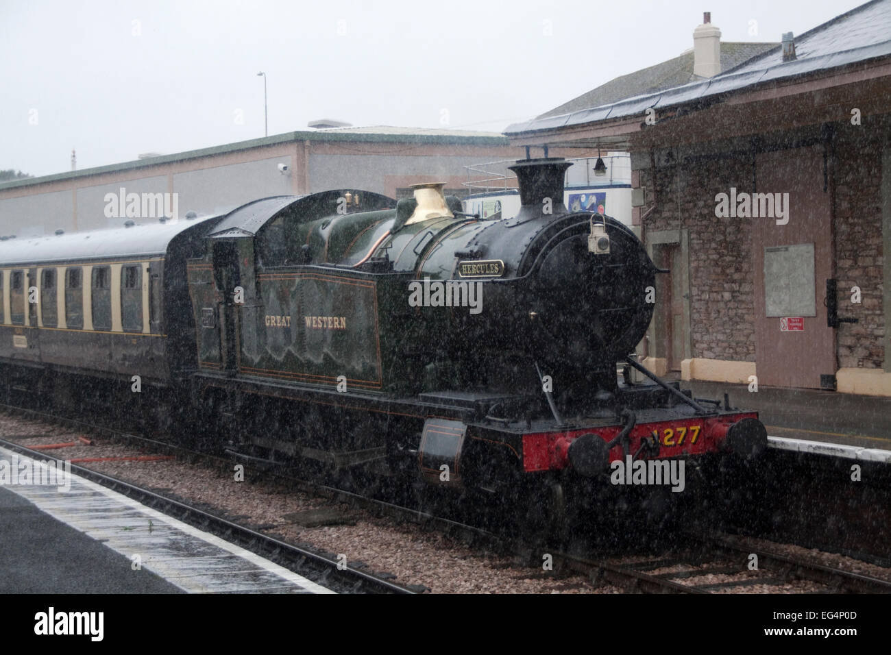 Hercules Dampfzug Stockfoto
