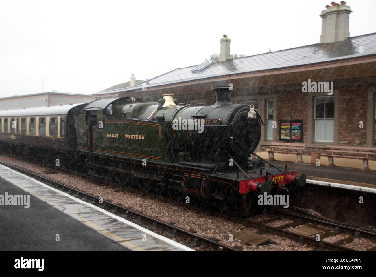 Hercules Dampfzug Stockfoto