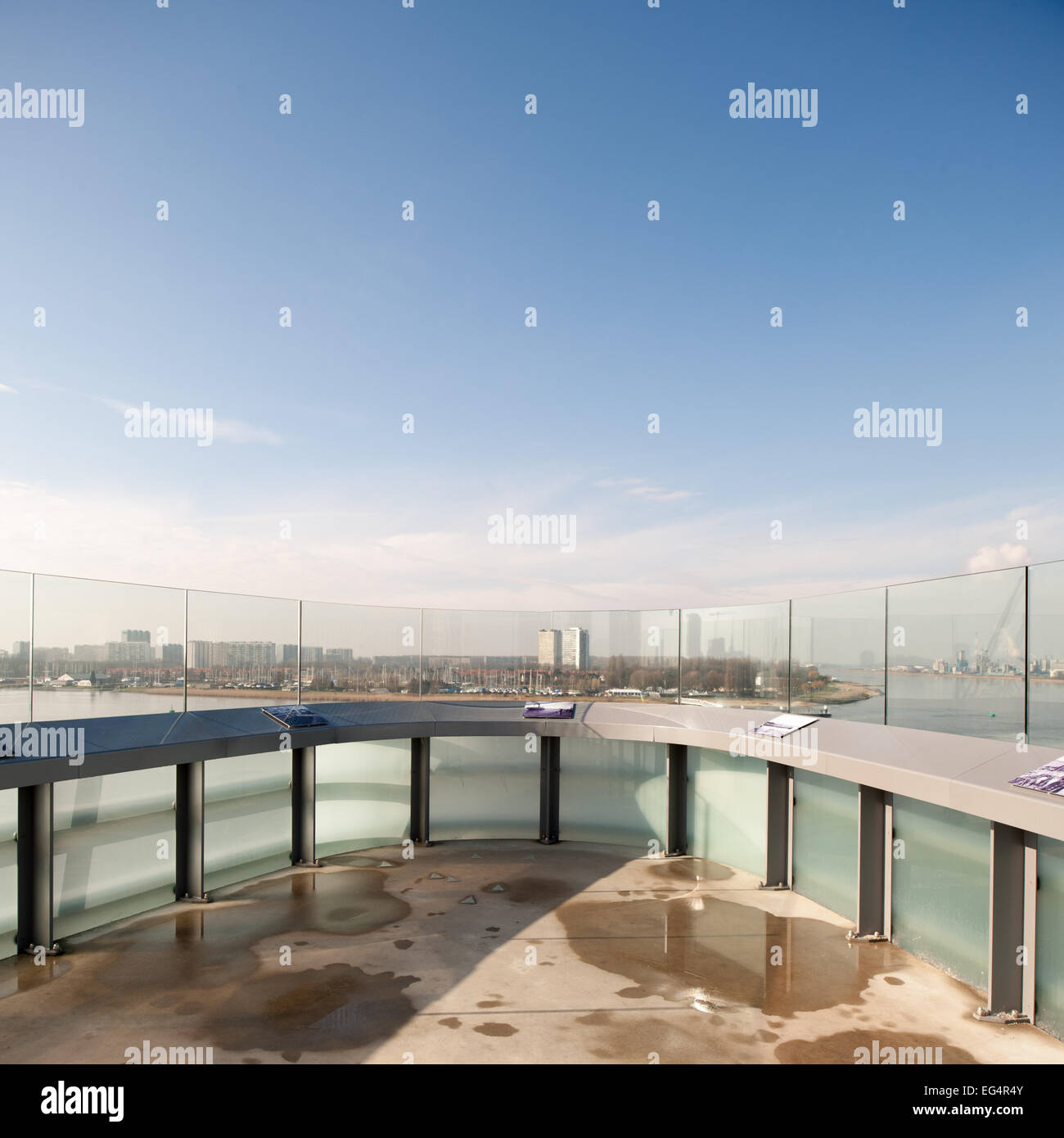 Belgien, Antwerpen, Panoramablick vom Turm des Museums Red Star Line Stockfoto