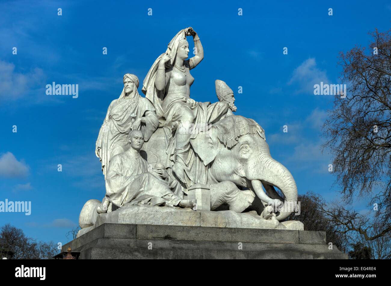 Das Albert Memorial London Stockfoto