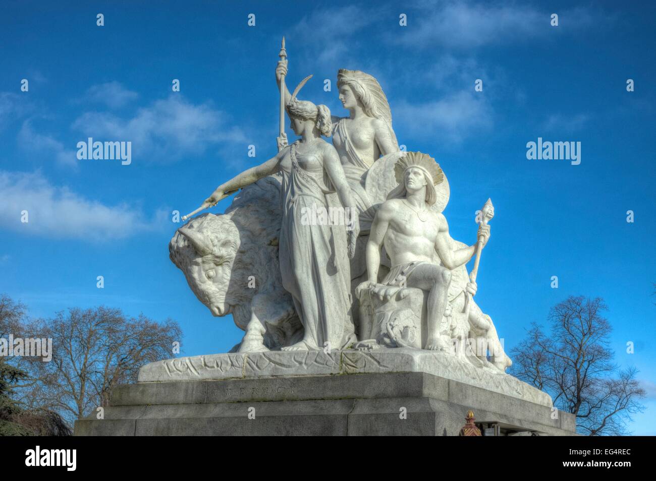 Das Albert Memorial London Stockfoto