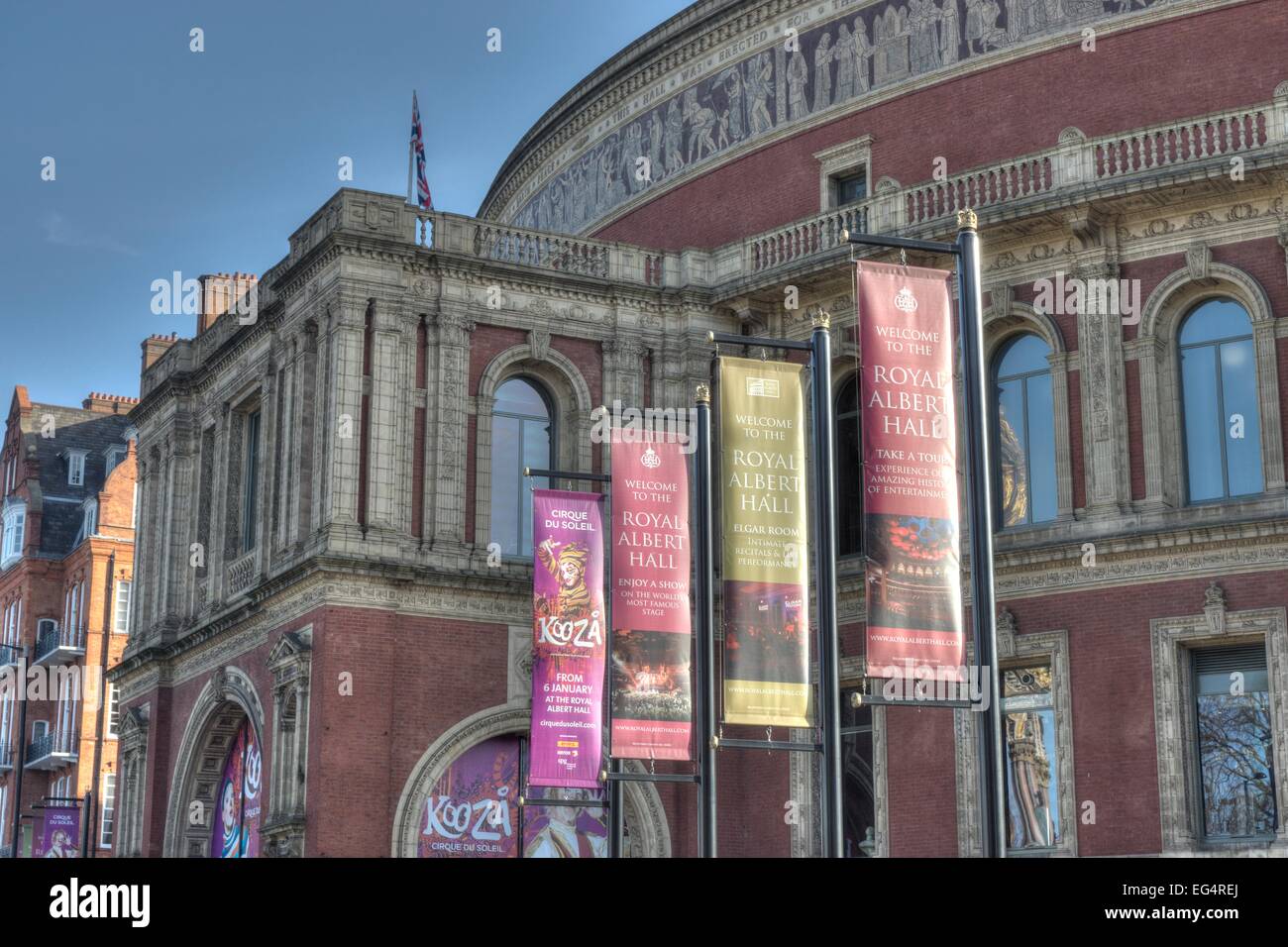 Royal Albert Hall London Stockfoto