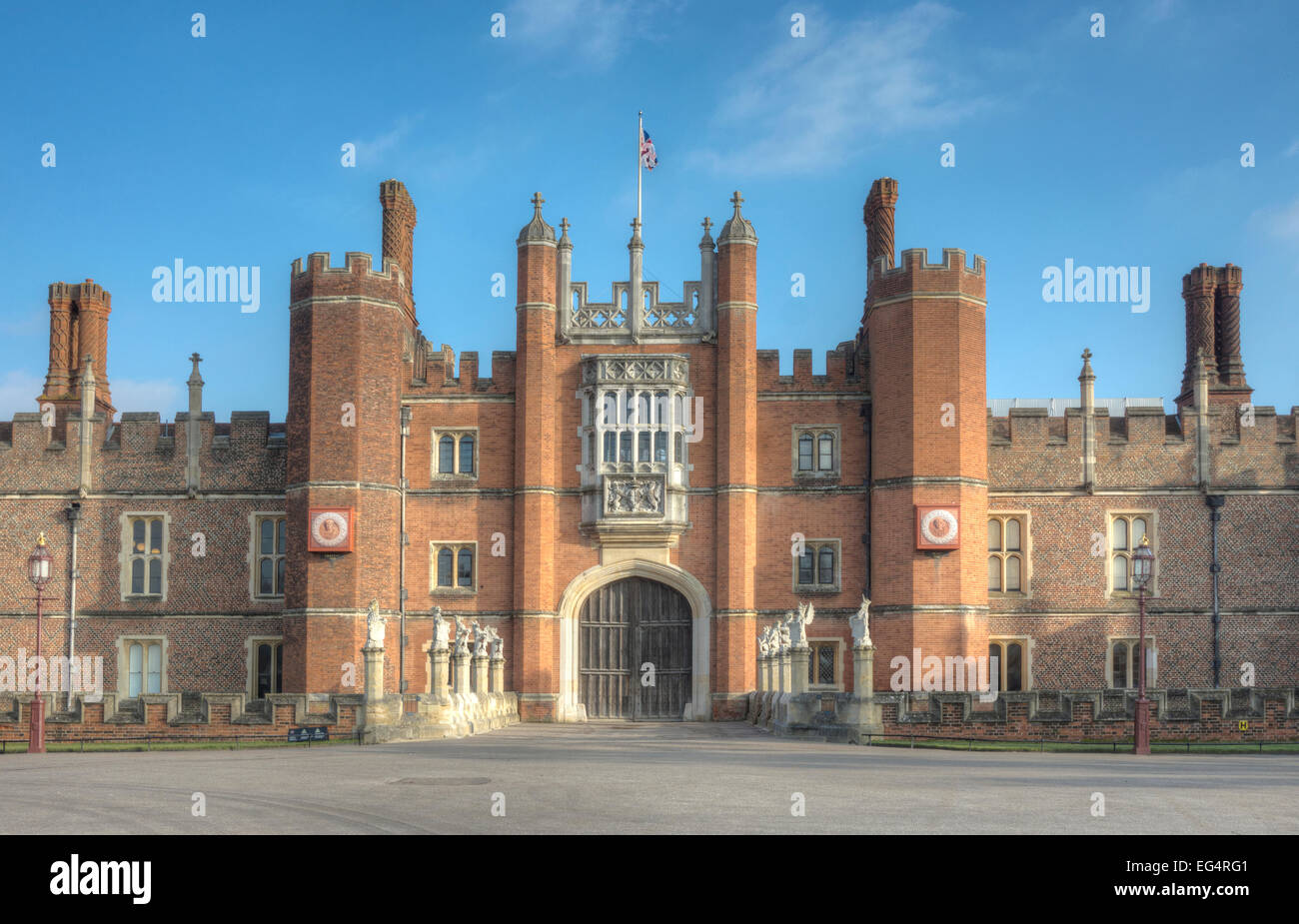 Hampton Court Palace England Stockfoto
