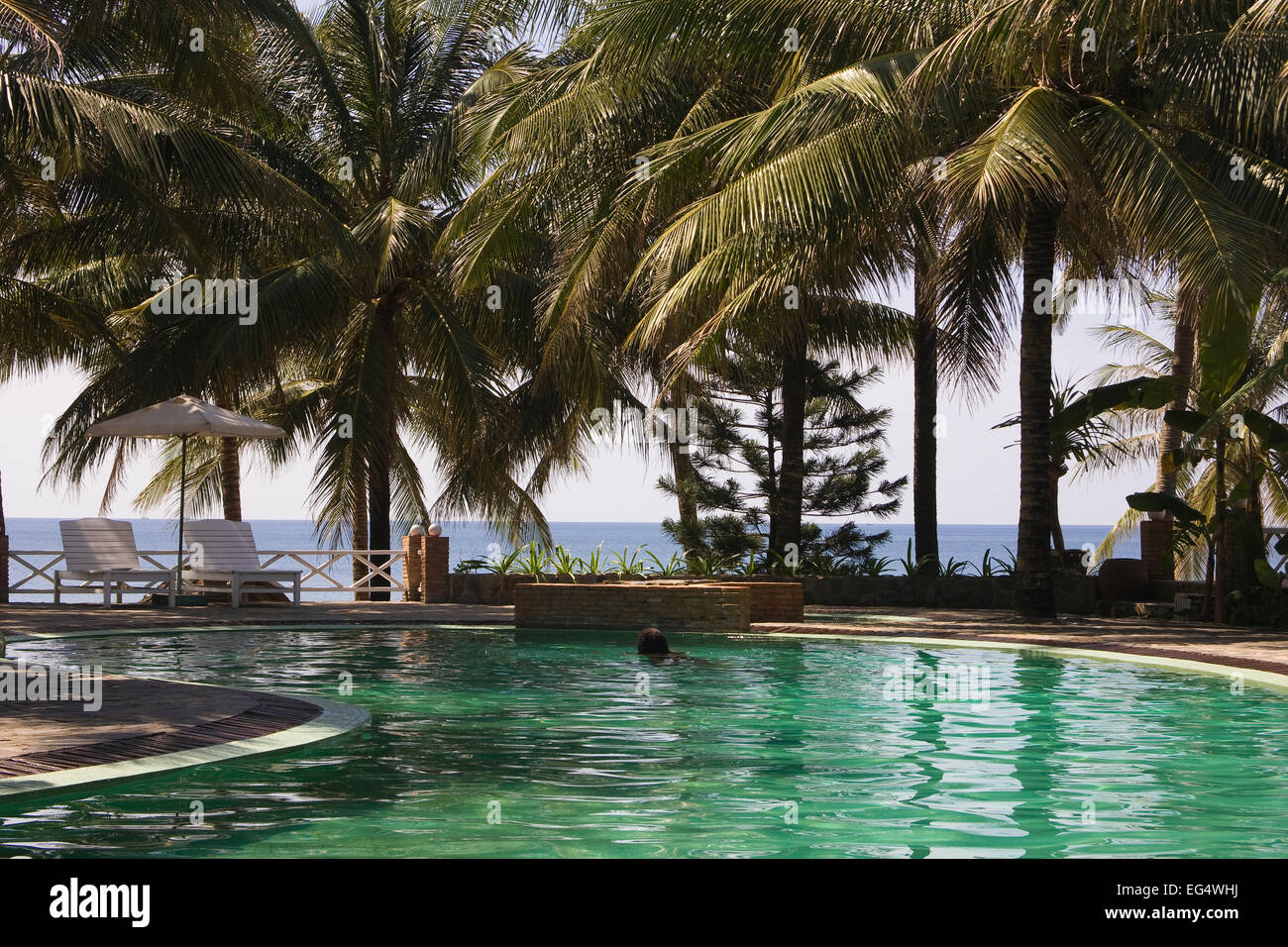 Kim Hoa Resort Swimmingpool, Phu Quoc, Vietnam, Asien Stockfoto