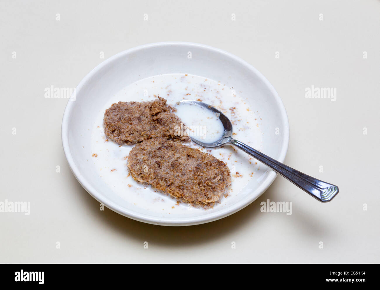 Vollkorn-Hafer-Müsli Stockfoto