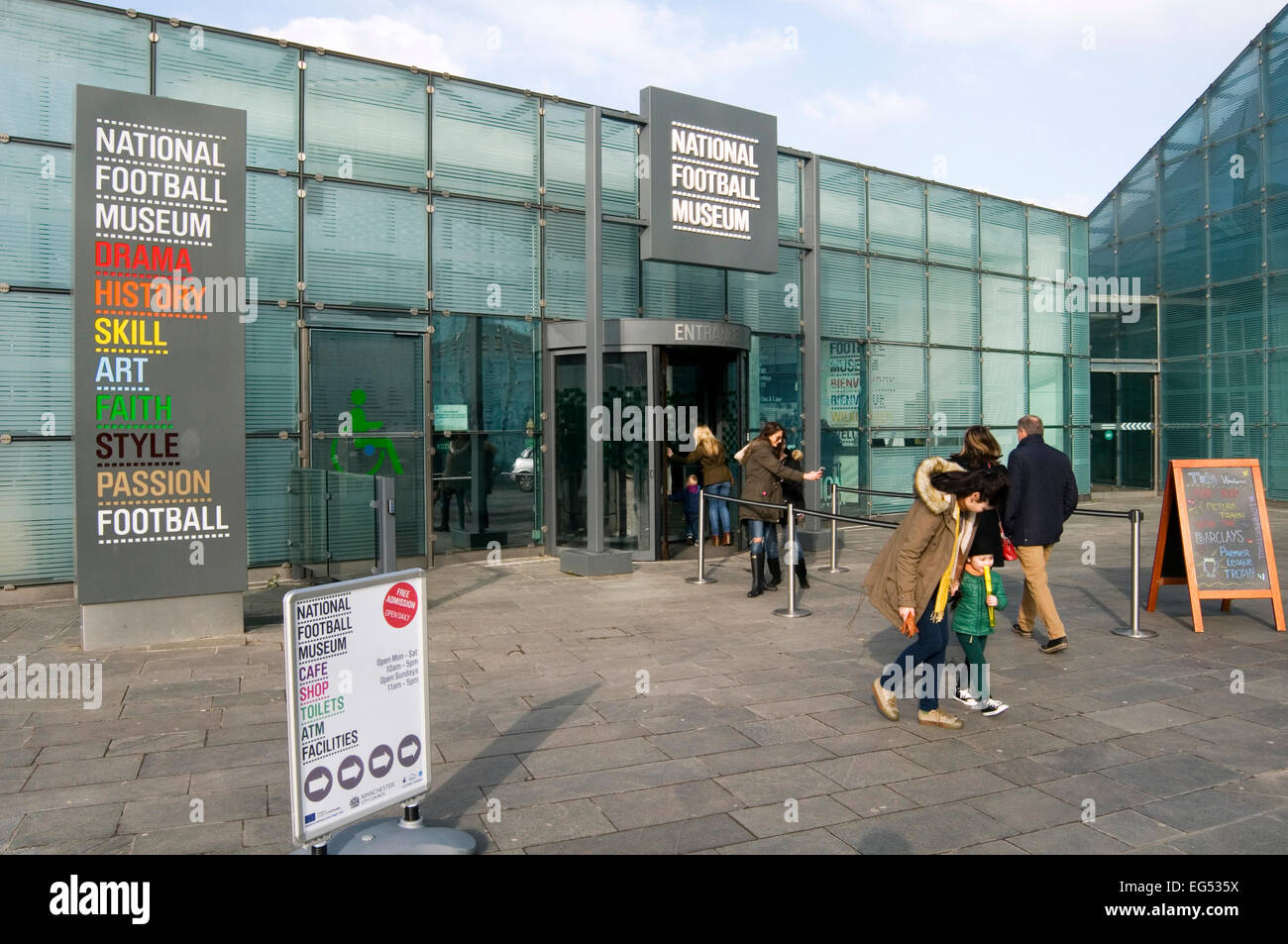 national Football Museum Manchester nfm Stockfoto