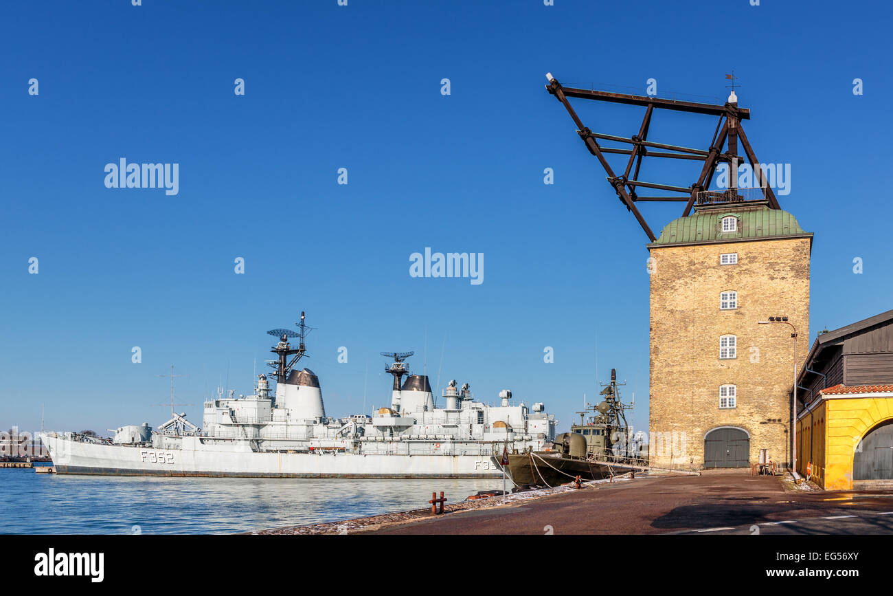 Mastekranen - Masten Sheer, Holmen, Kopenhagen, Dänemark Stockfoto