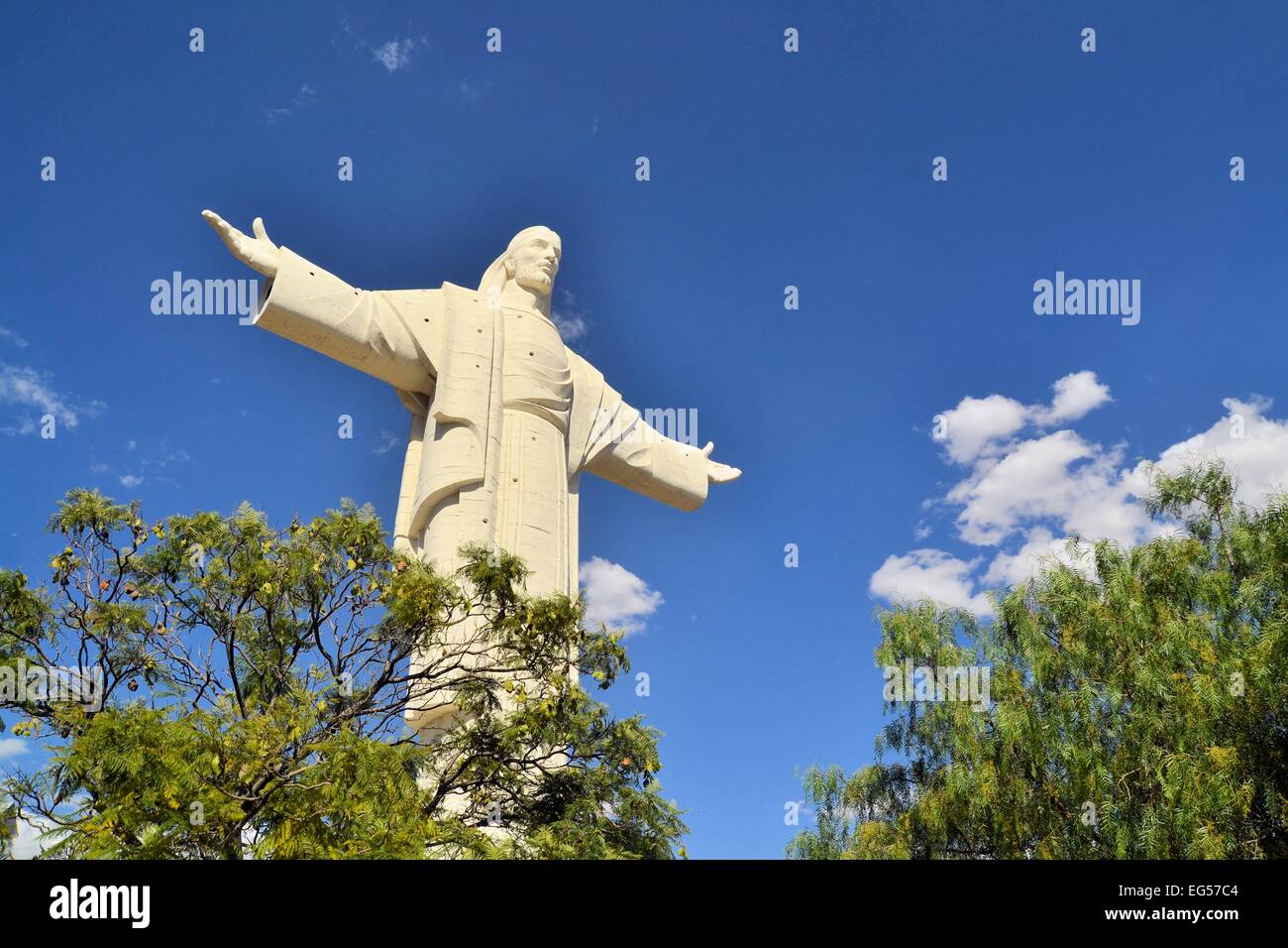 Größte Statue von Jesus Christus in der Welt, der Cristo De La Concordia in Cochabamba, Bolivien Stockfoto