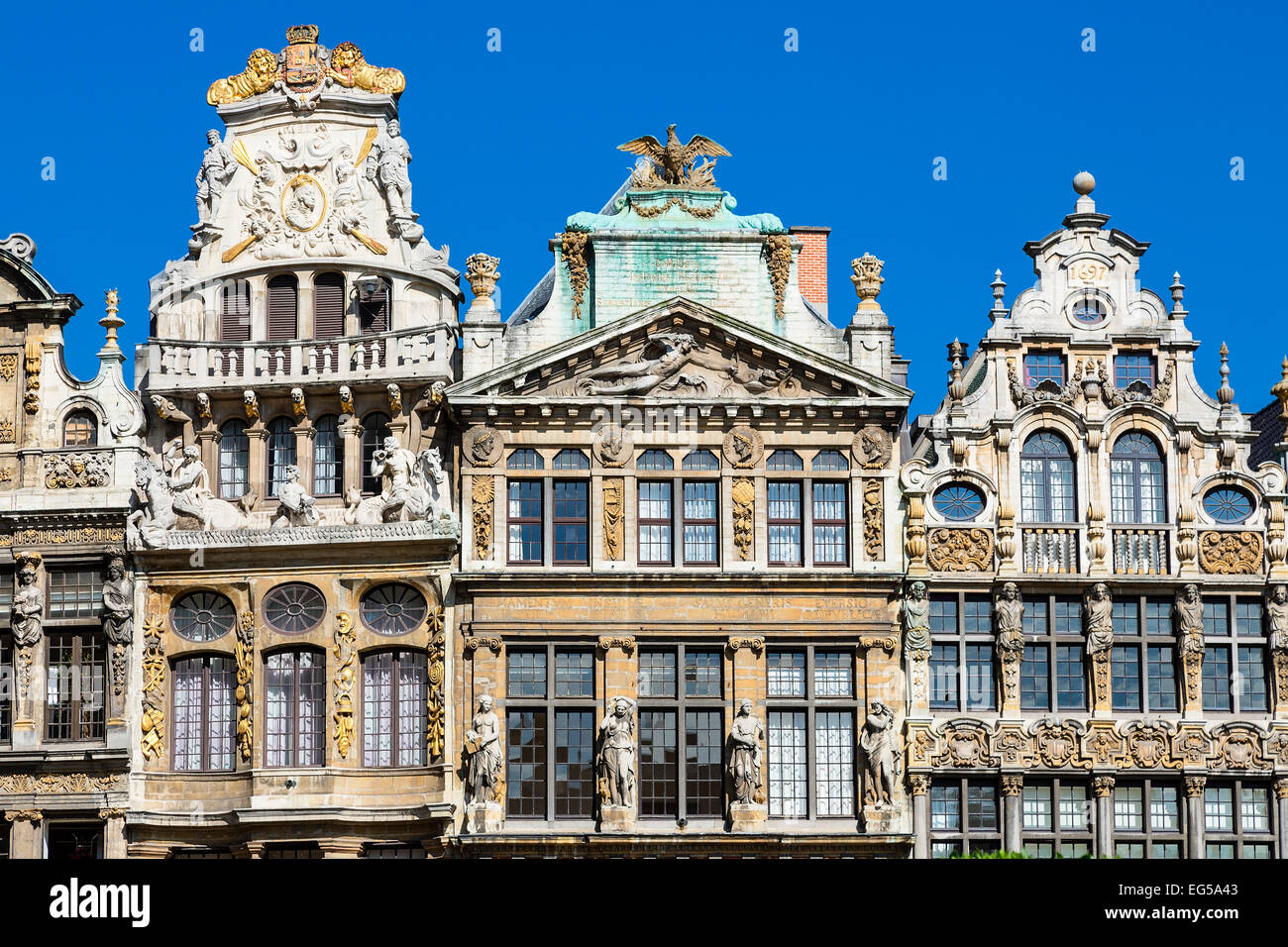 Brüssel, Grand-Place Stockfoto