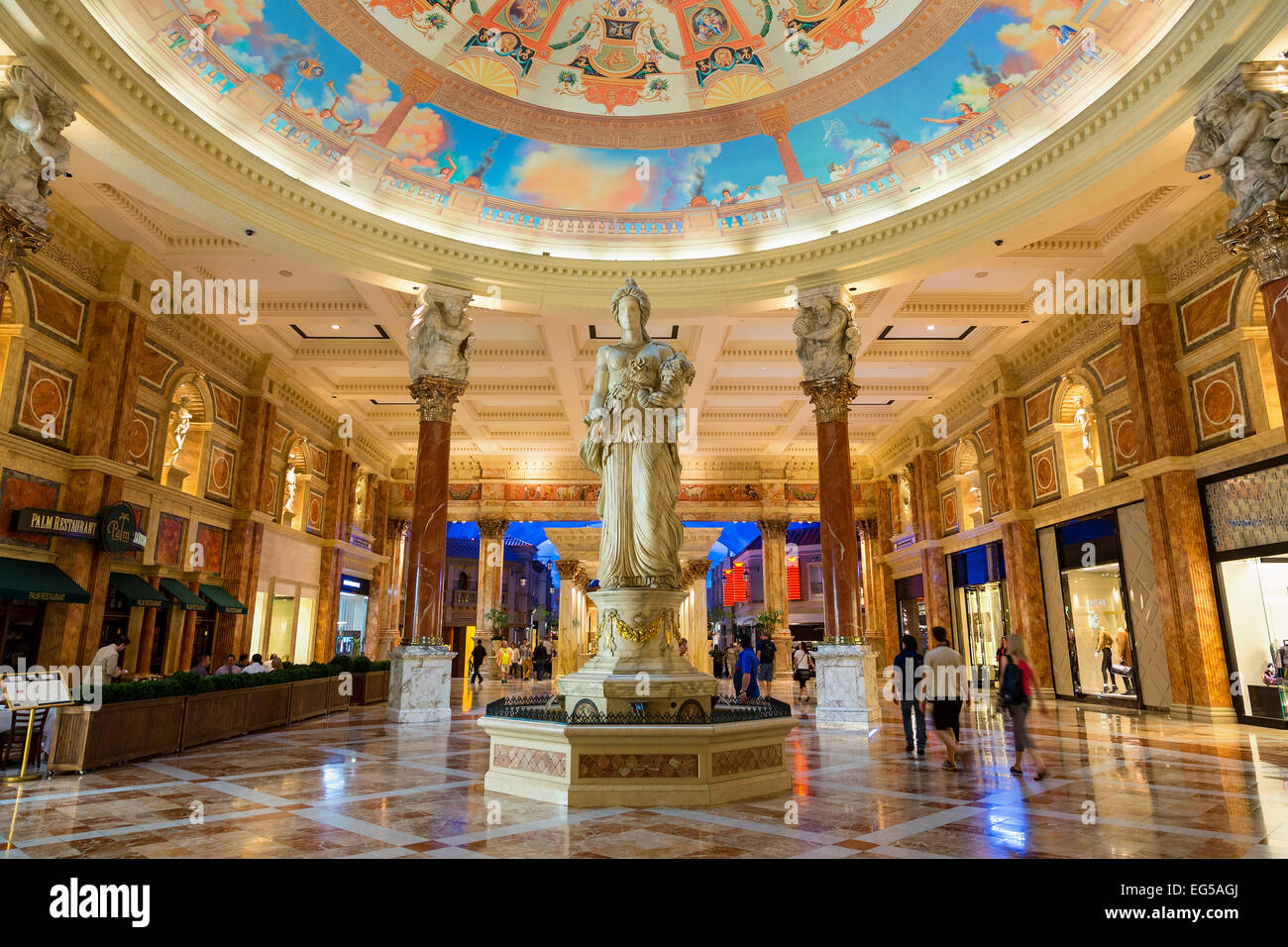Las Vegas, Caesars Palace Shopping Mall Stockfoto