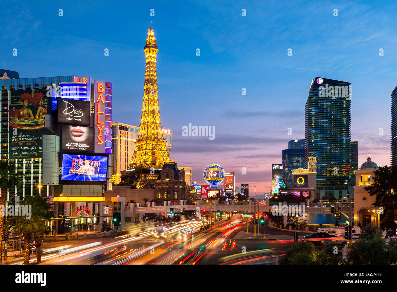 USA, Nevada, Las Vegas, Paris Las Vegas Hotel. Stockfoto
