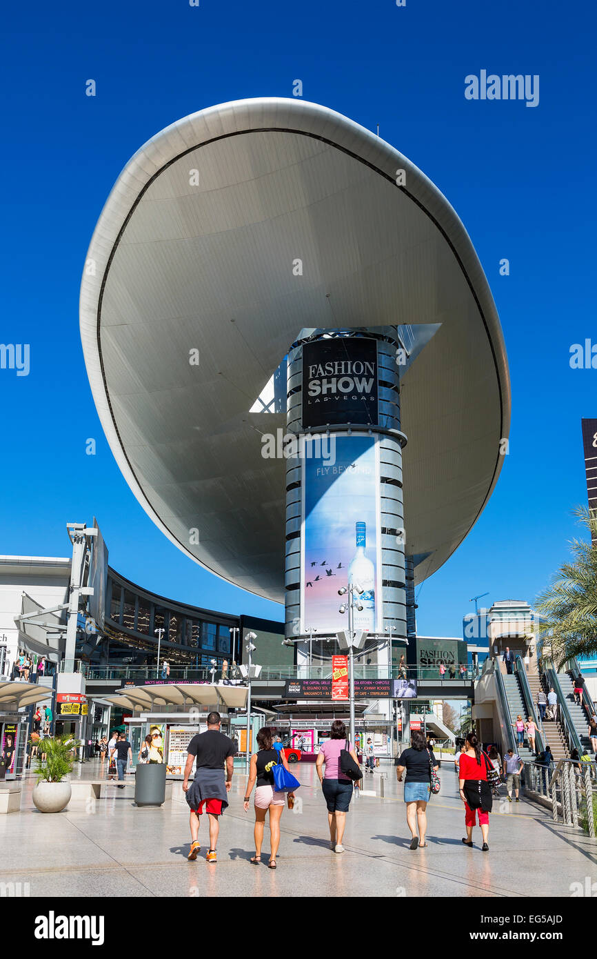 Die Fashion Show Mall, Las Vegas größte shopping Stockfoto