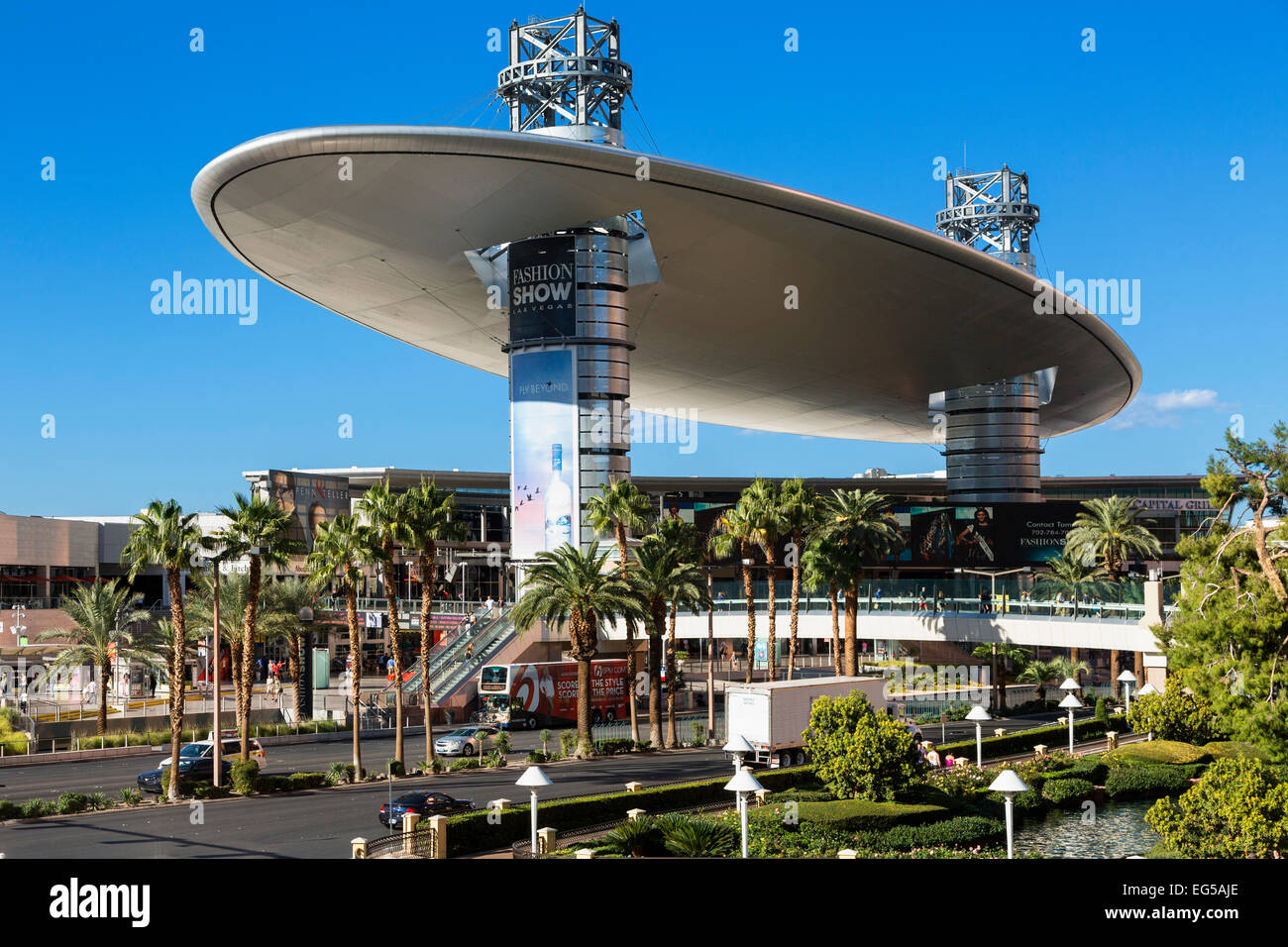 Die Fashion Show Mall, Las Vegas größte shopping Stockfoto