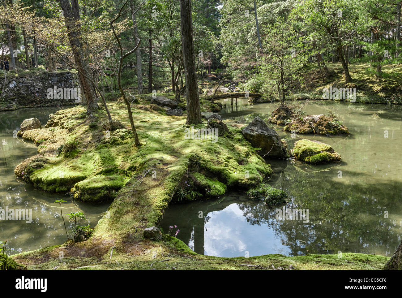 SaihoJi Tempel Zengarten (KokeDera, der MoosTempel), Kyoto, Japan