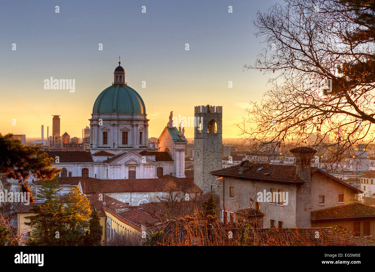 Italien, Lombardei, Brescia, Stadtbild Stockfoto