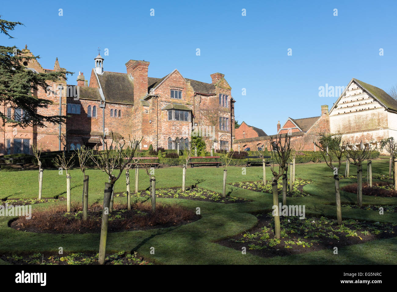 Haden Hill House Museum and Old Hall und Gärten in Rowley Regis, West Midlands Stockfoto