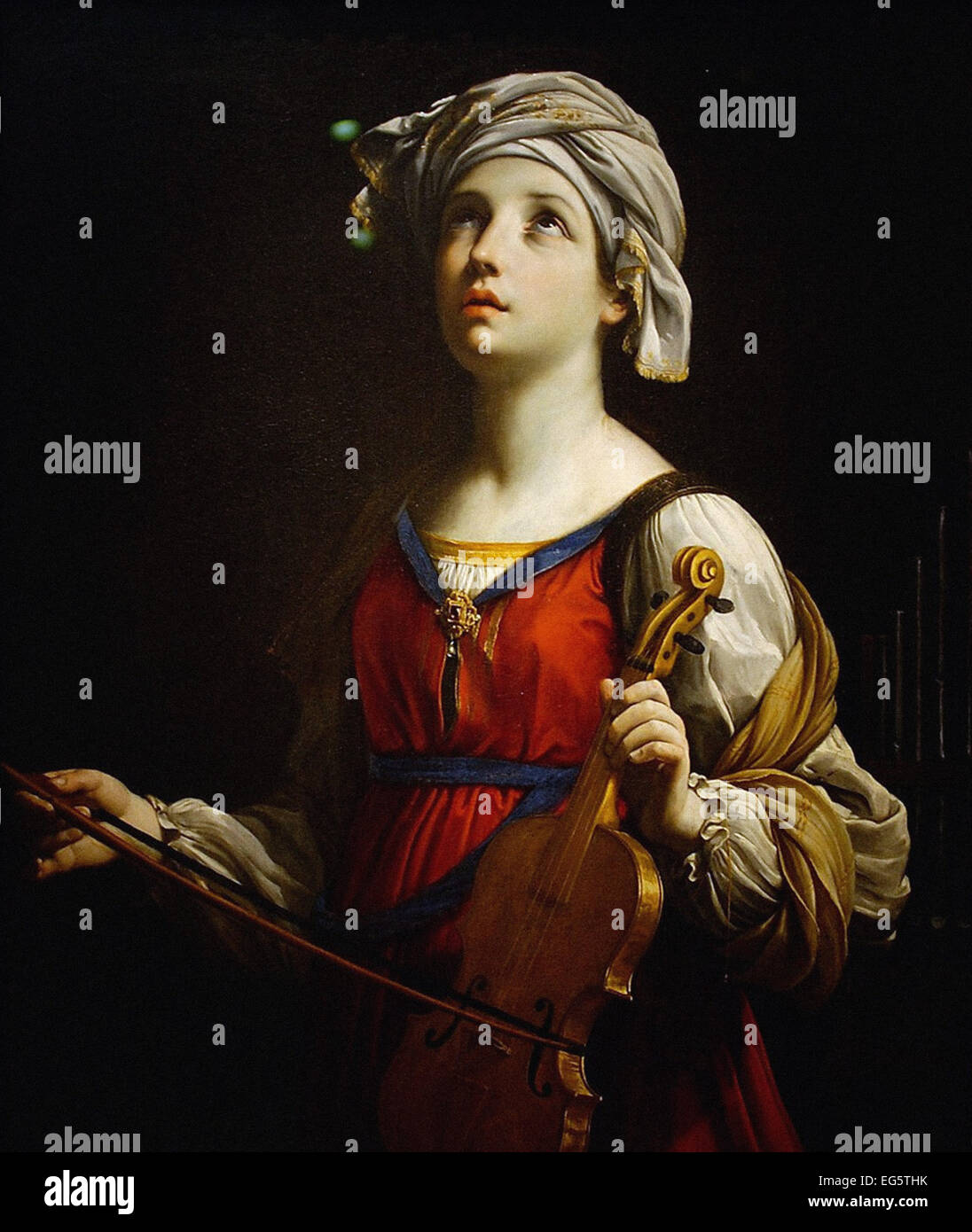 Guido Reni Saint Cecilia Stockfotografie Alamy