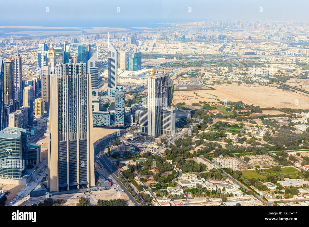 Die Innenstadt von Dubai Stockfoto