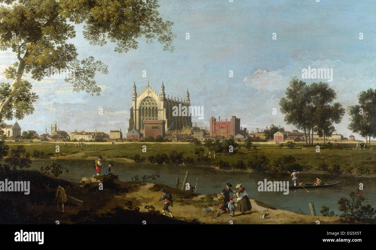 Giovanni Antonio Canal Canaletto Eton College Stockfoto