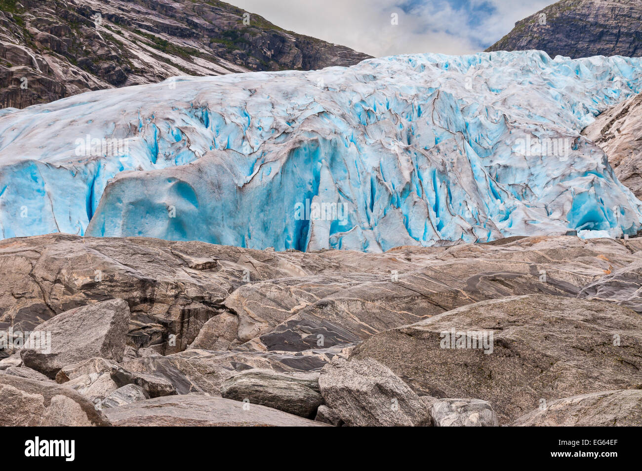 Jostedalsbreen Gletscher in Norwegen Stockfoto