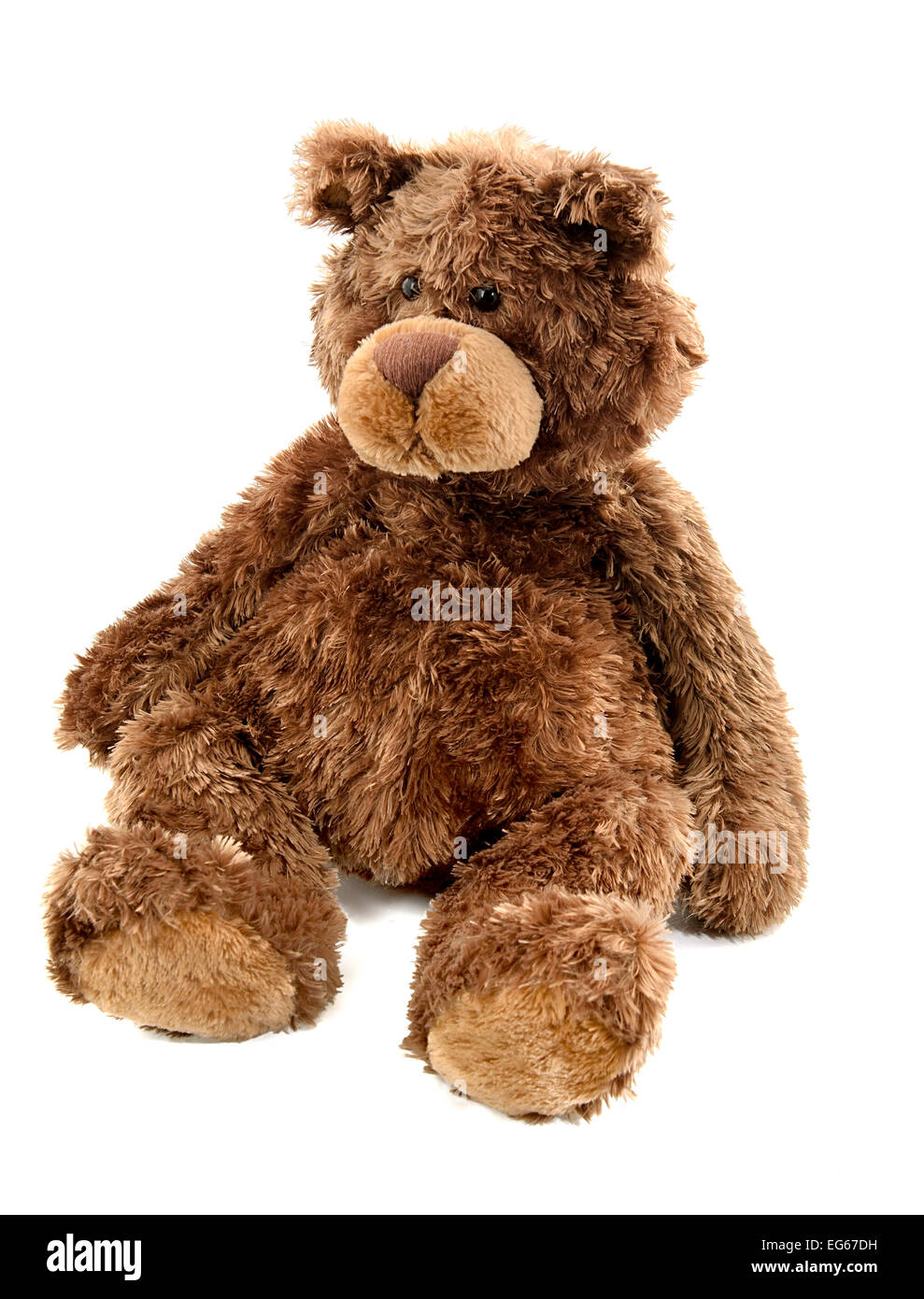 Schneiden Sie das Bild weicher Teddybär Spielzeug Stockfoto