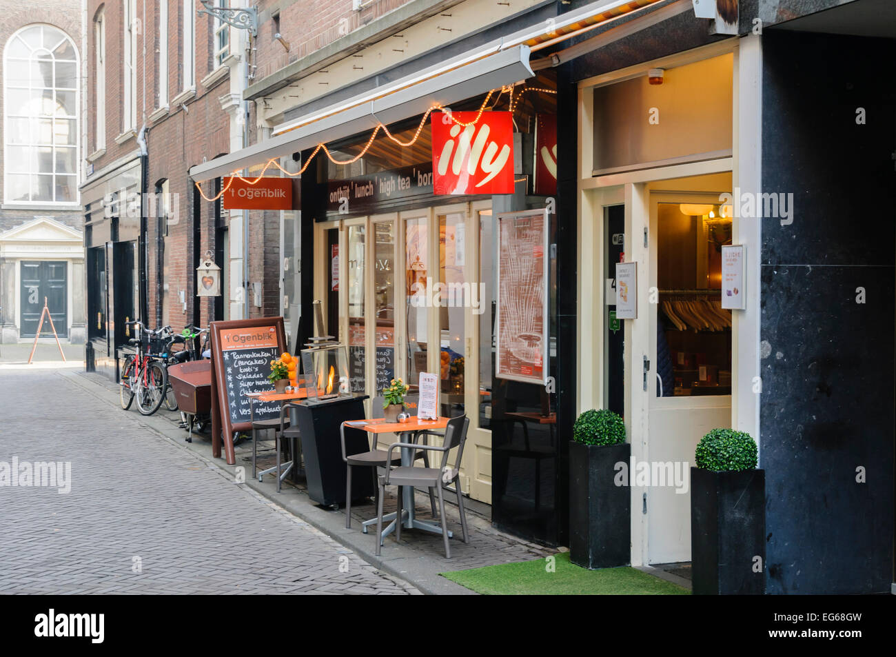  Cafe  in Den Haag  den Haag  Niederlande Stockfotografie 