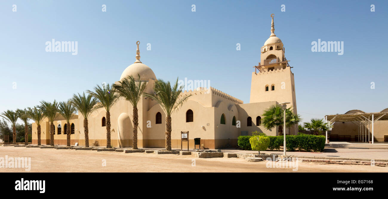 Panorama der Congregational Moschee (2001-2007), Gouna, Ägypten Stockfoto