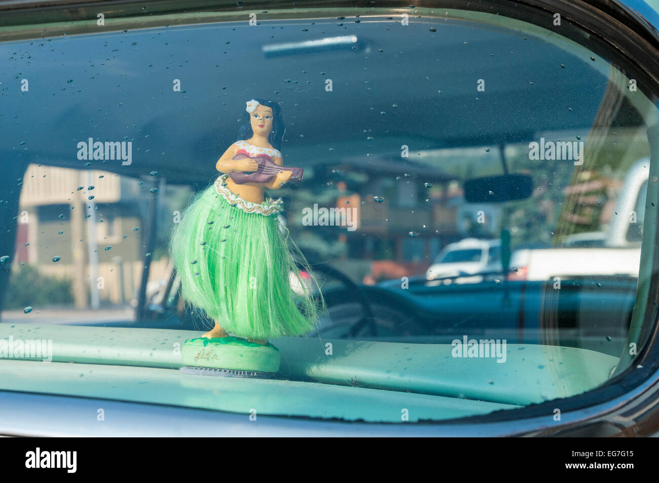 Hula-Tänzerin Armaturenbrett Auto ornament Stockfotografie - Alamy