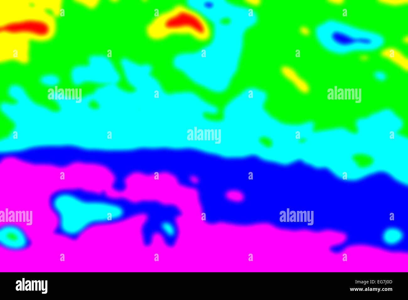 Zusammenfassung Hintergrund von unregelmäßigen Formen, Thermografie-Effekt gemacht. Stockfoto