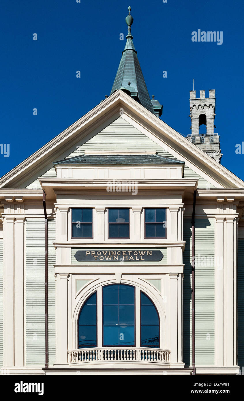 Fassade des Rathauses, Provincetown, Cape Cod, Massachusetts, USA ... Fassade des Rathauses, Provincetown, Cape Cod, Massachusetts, USA ...