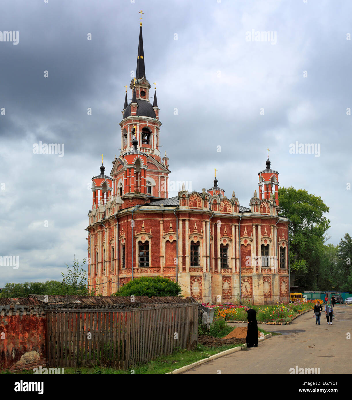 St. Nicholas Cathedral (1814), Mozhaysk, Moscow Region, Russland Stockfoto
