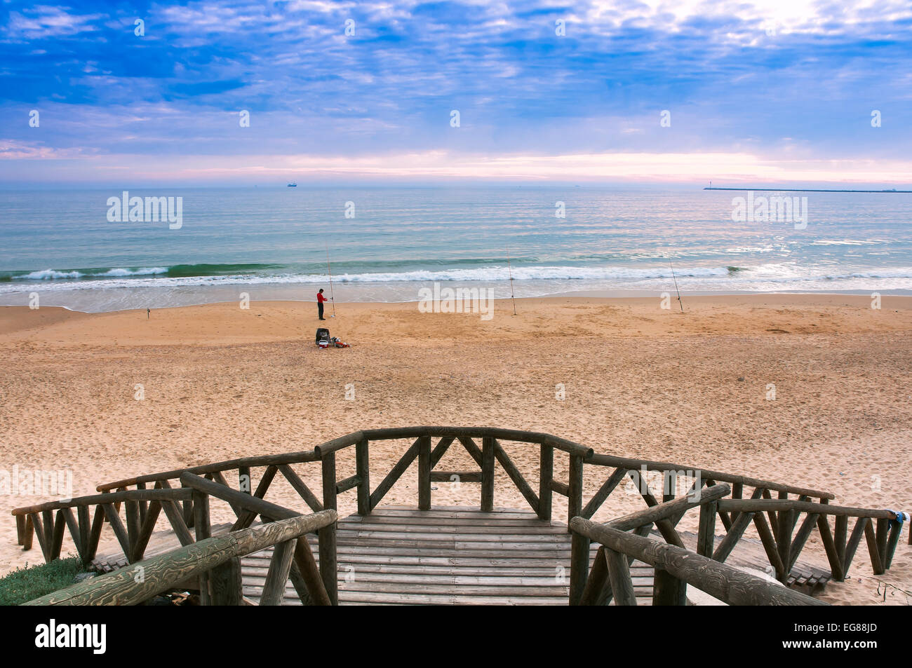 Mazagon Strand, Mazagon, Huelva Provinz, Region von Andalusien, Spanien