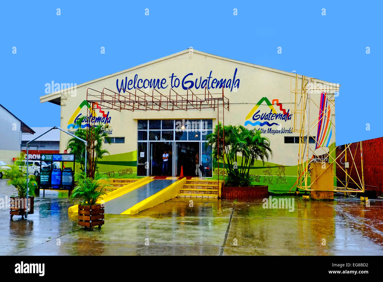 Santo Tomas Guatemala Anschlag auf eine westliche Karibik Crusie aus Tampa Florida Stockfoto