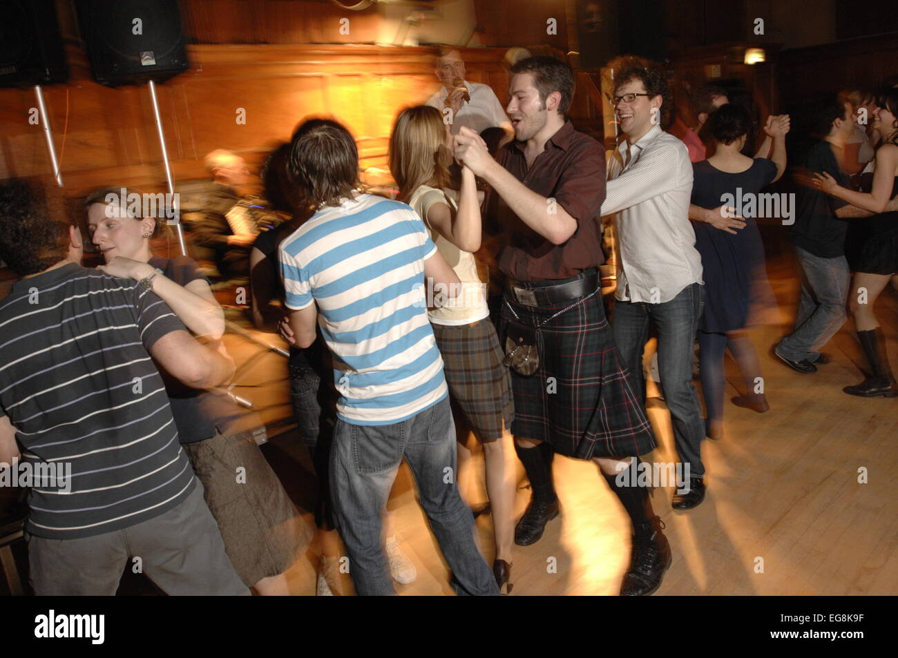 Ceilidh-Club bei Cecil Sharp House London NW1 www.ceilidh.com Stockfoto