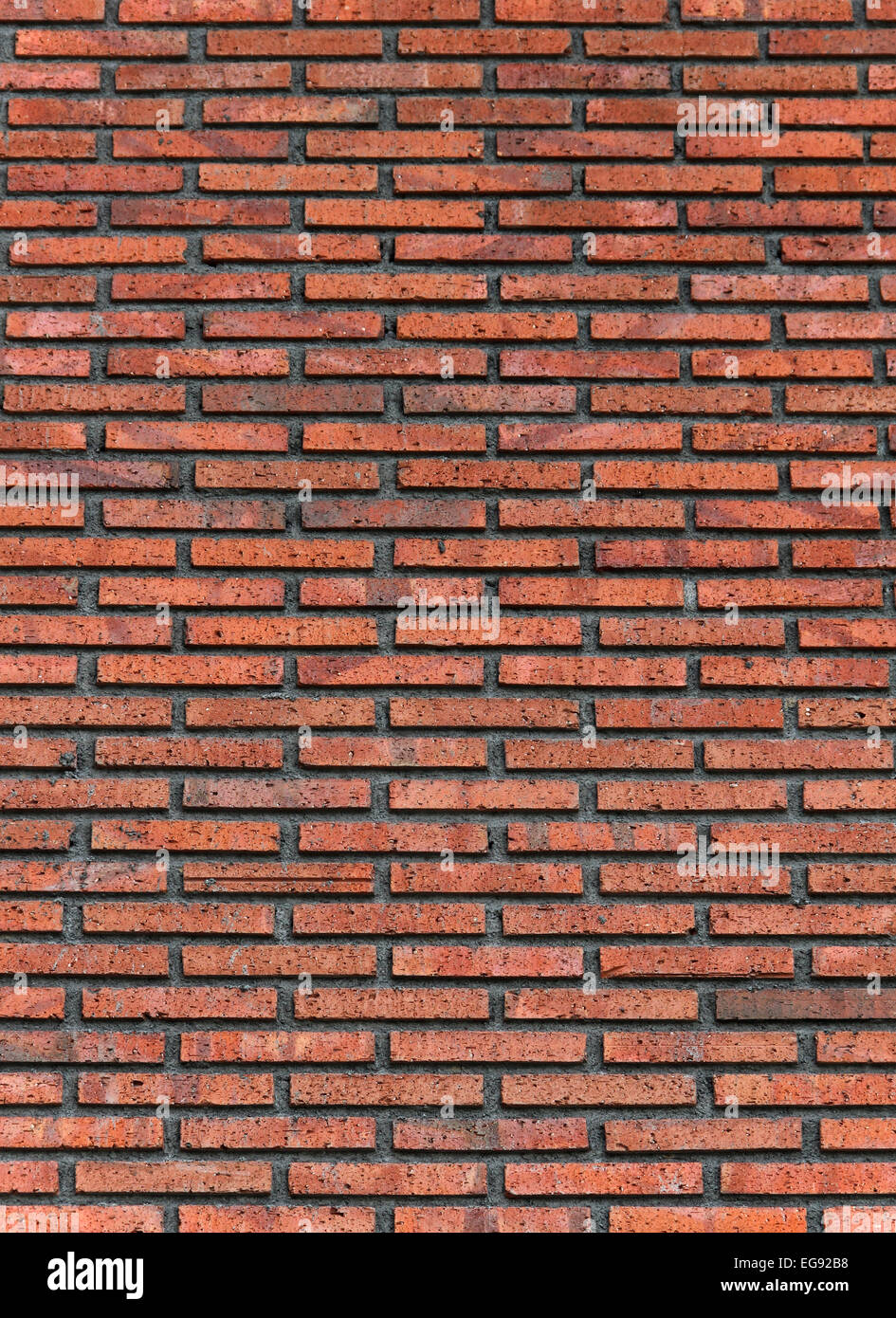 Rustikale Ziegel Haus Material alte rot-braun Stockfoto