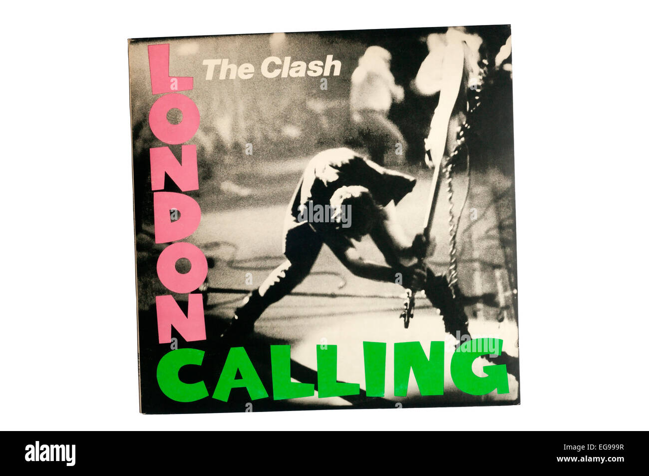 London Calling wurde das dritte Studioalbum der englischen Punk-Rock-Band The Clash. Stockfoto