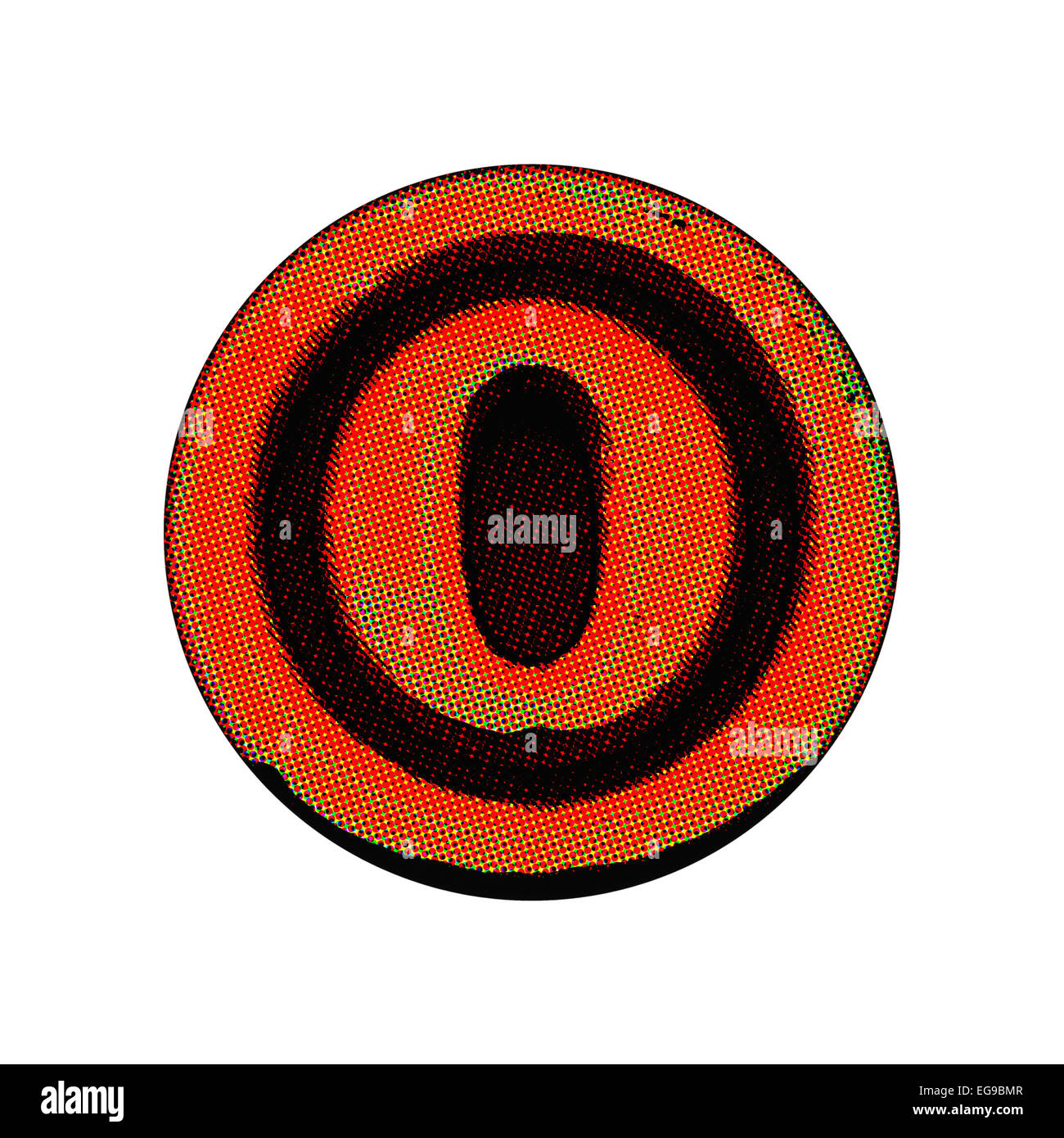 Grunge-Font - Brief Stockfoto