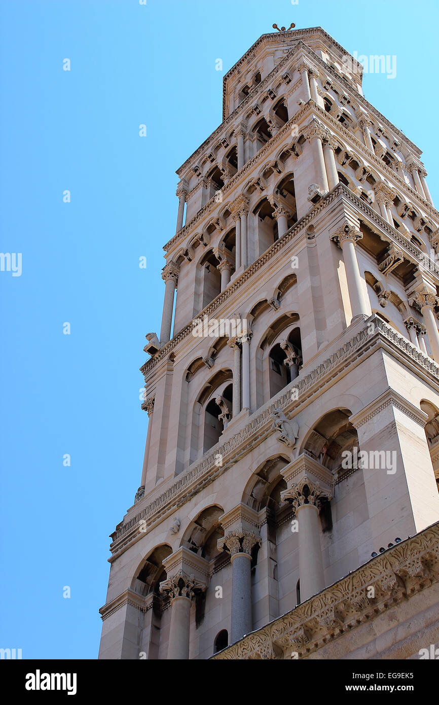 Kroatien, Split, Kathedrale des Heiligen Domnius Stockfoto