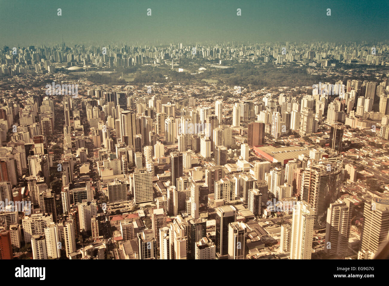 Stadt In Brasilien Sao Paulo 3 Buchstaben Brasilien, Sao Paulo, Luftaufnahme der Stadt Stockfotografie - Alamy