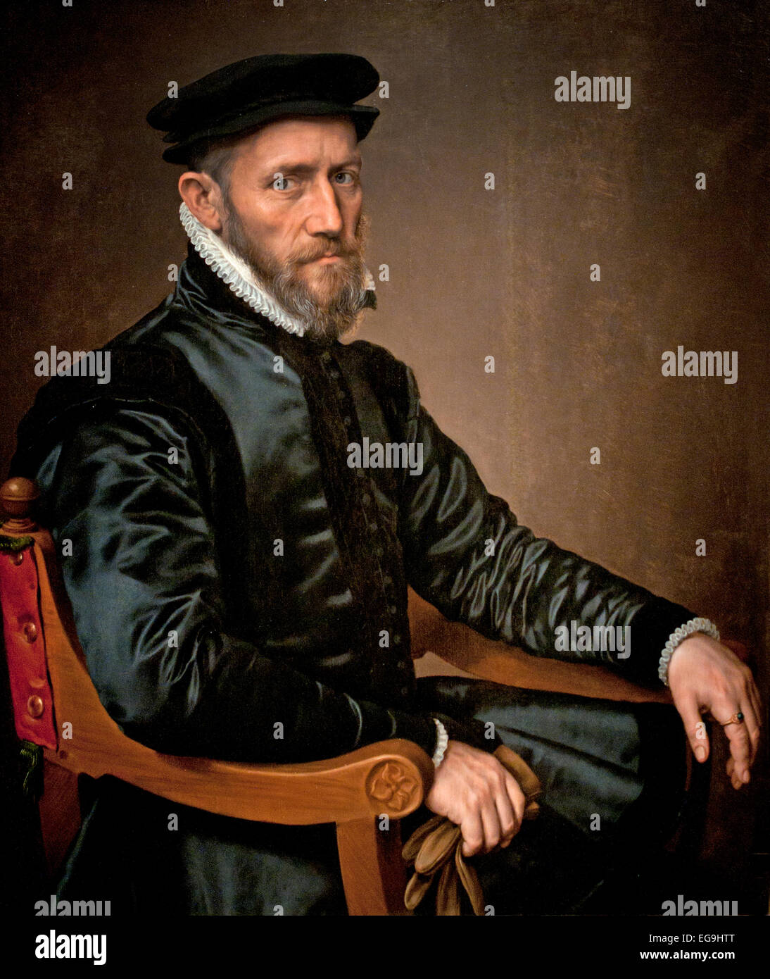 Porträt von Thomas Gresham 1560 Anthonis Mor 1519-1576 Belgien Belgien Stockfoto