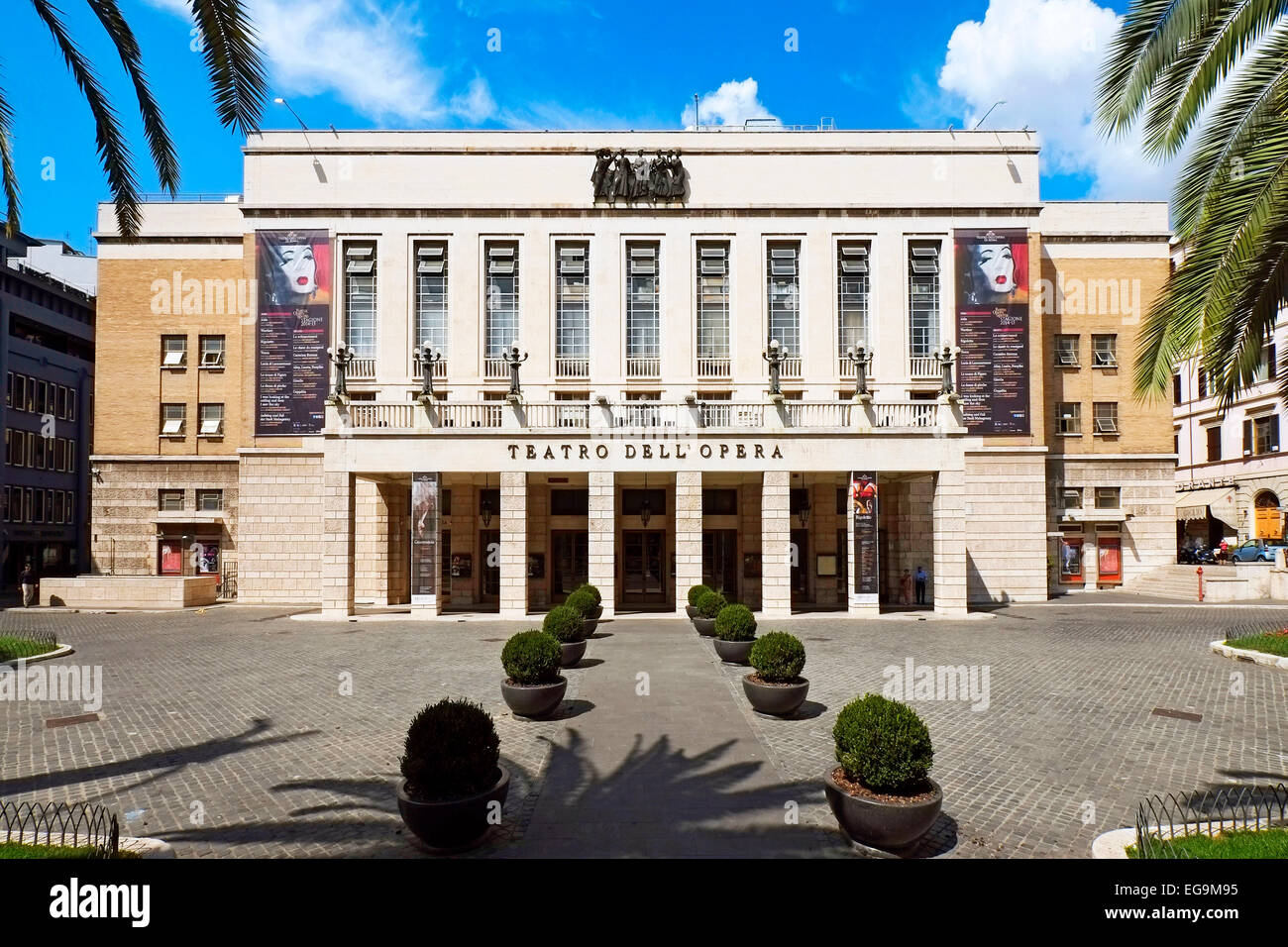 Teatro Dell Opera Rom Italien IT EU Europa Stockfoto