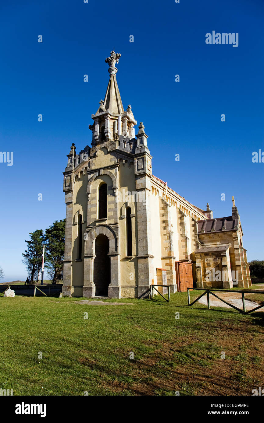 Schrein Jungfrau von der Heilmittel Liandres Ruiloba Kantabrien Spanien Ermita De La Virgen de Los Remedios de Liandres Ruiloba Kantabrien Stockfoto