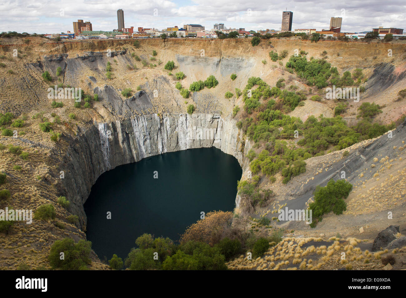 Das große Loch, Kimberley, Südafrika Stockfoto